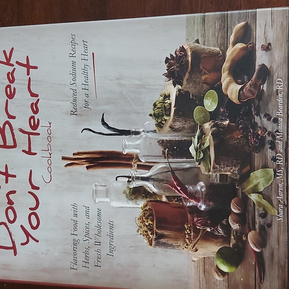 Heart healthy cookbook